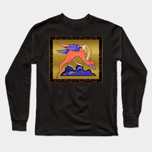 Weasel attack on a Dragon Long Sleeve T-Shirt